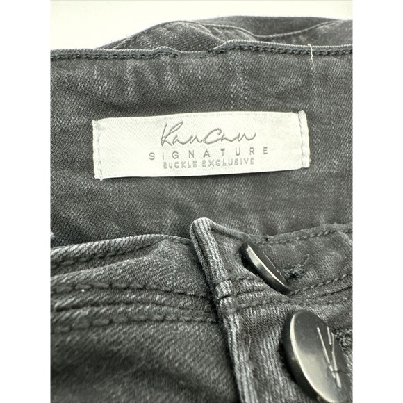 KanCan Signature Buckle Exclusive Black Jeans Size 32‎ Style#VBK1401A Cut#6375 - Picture 6 of 7